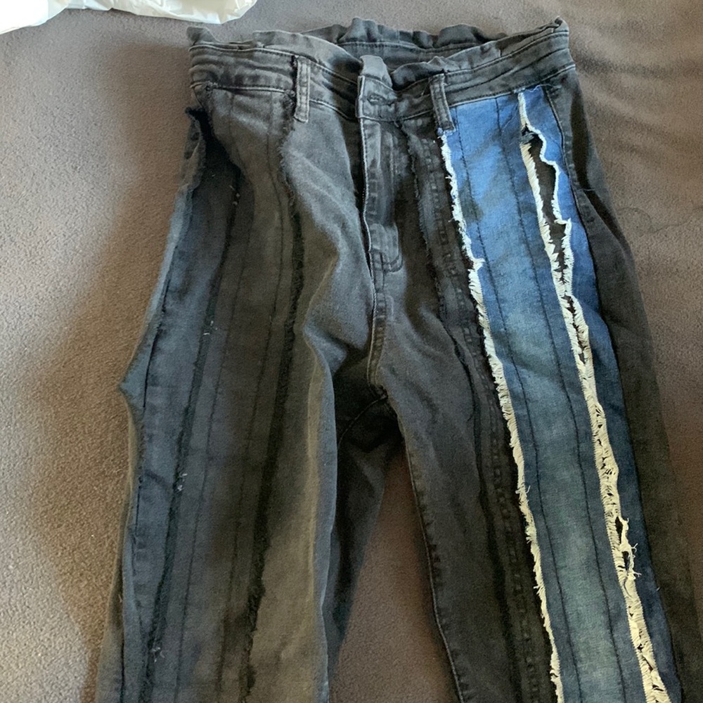 Two toned jeans